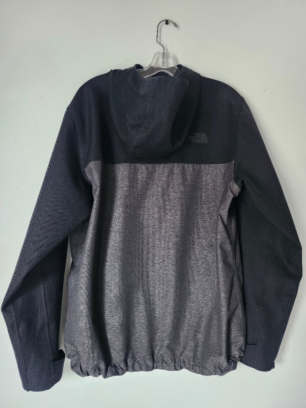 The North Face Black Grey Colour Block Snowboard Zip Winter Jacket